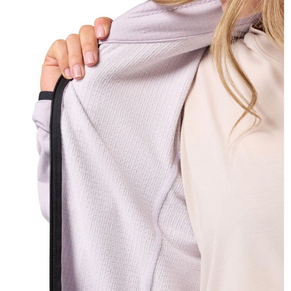 Columbia Womens/Ladies Hike Grid Full Zip Fleece Jacket / Lavender - Picture 3 of 4